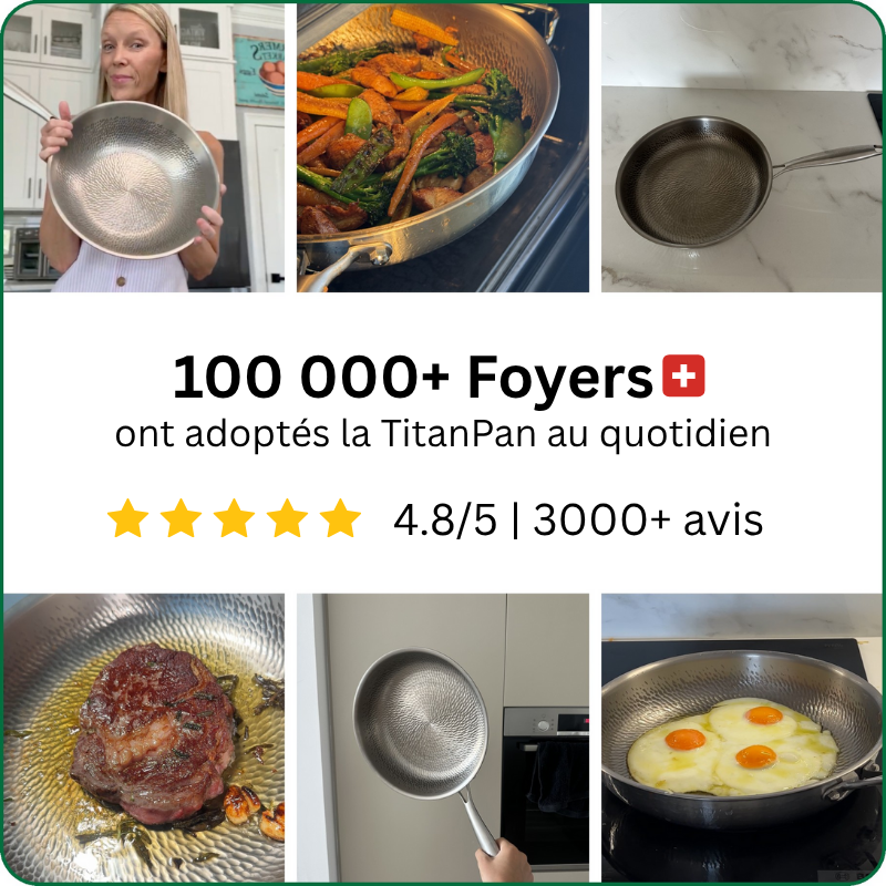 TitanPan™ - Poêle en titane antiadhésive